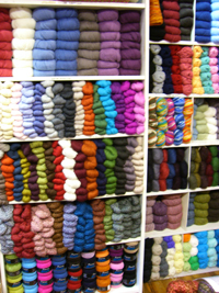 A wall of yarn