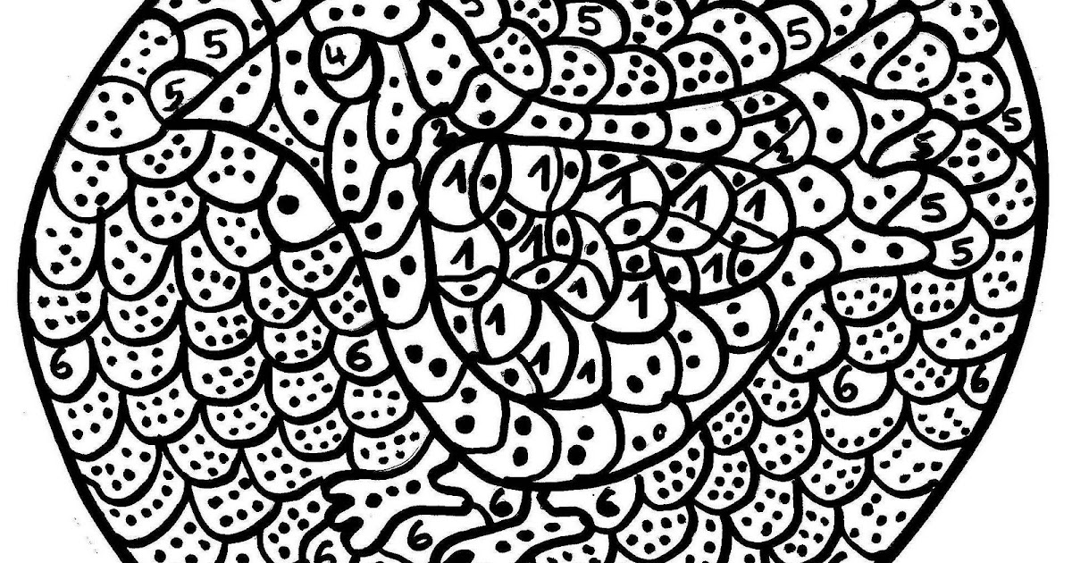 Maternelle: Coloriage magique