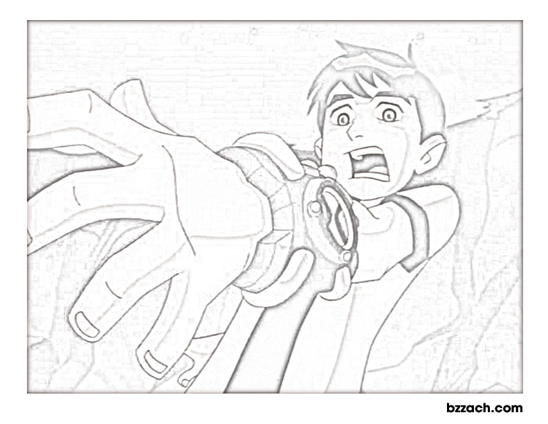 Ben 10 printable coloring pages