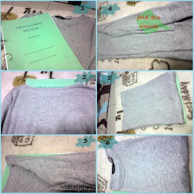 How To Fold a tshirt neatly.