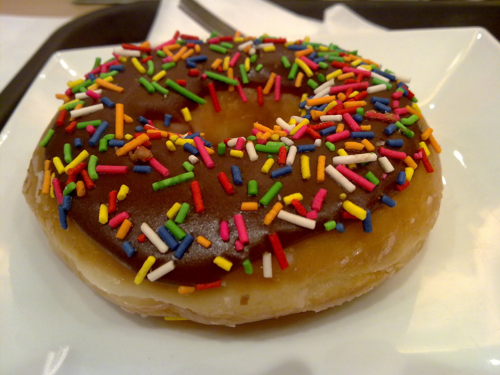 krispy kreme chocolate sprinkles