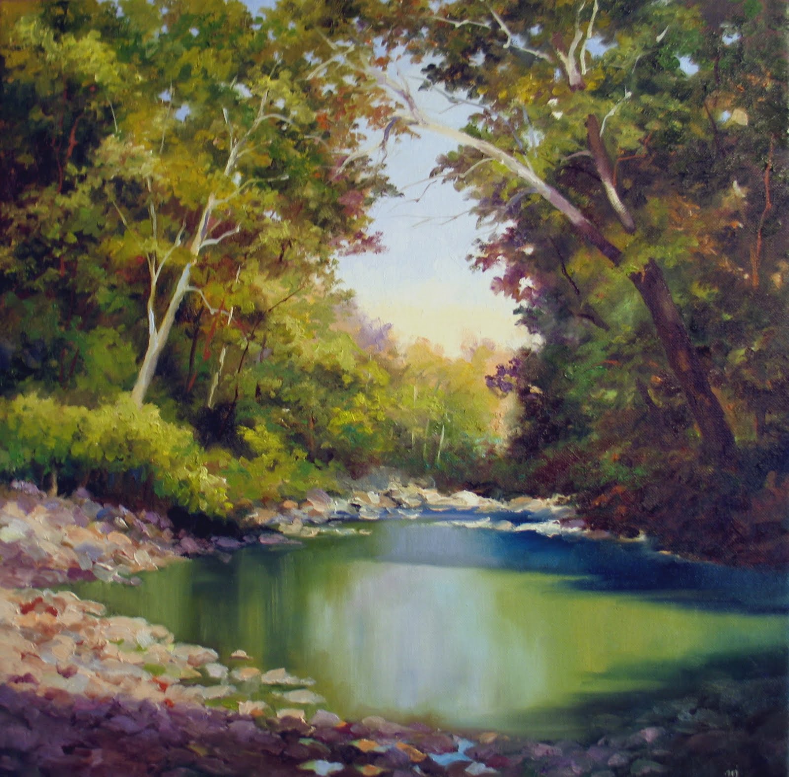 Nel's Everyday Painting Rock Creek Paintings
