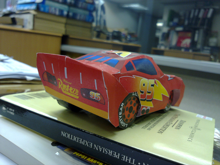 Papercraftia: McQueen colored