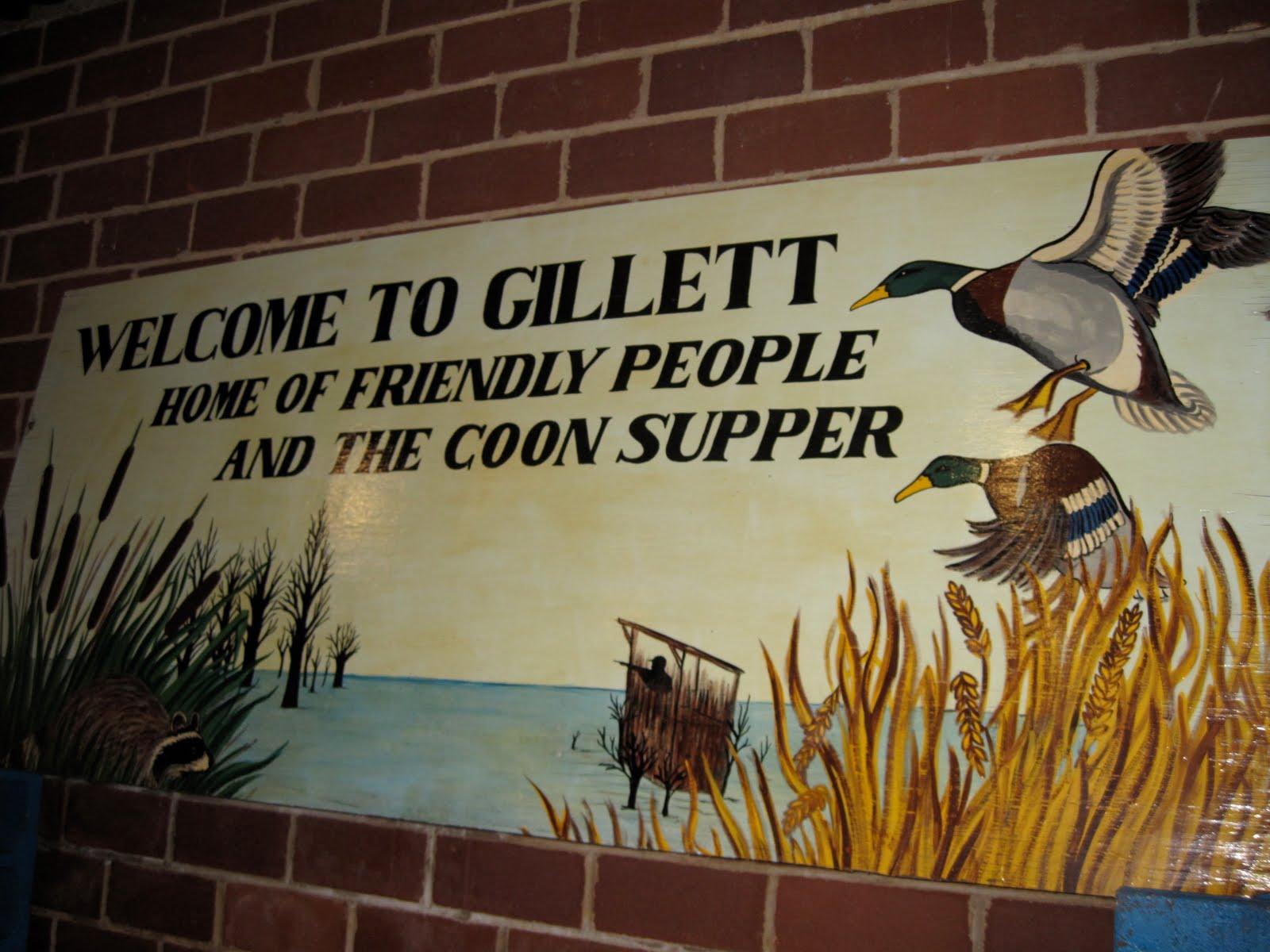 Small Town, Little Rock: Flashback to January -- Gillett Coon Supper