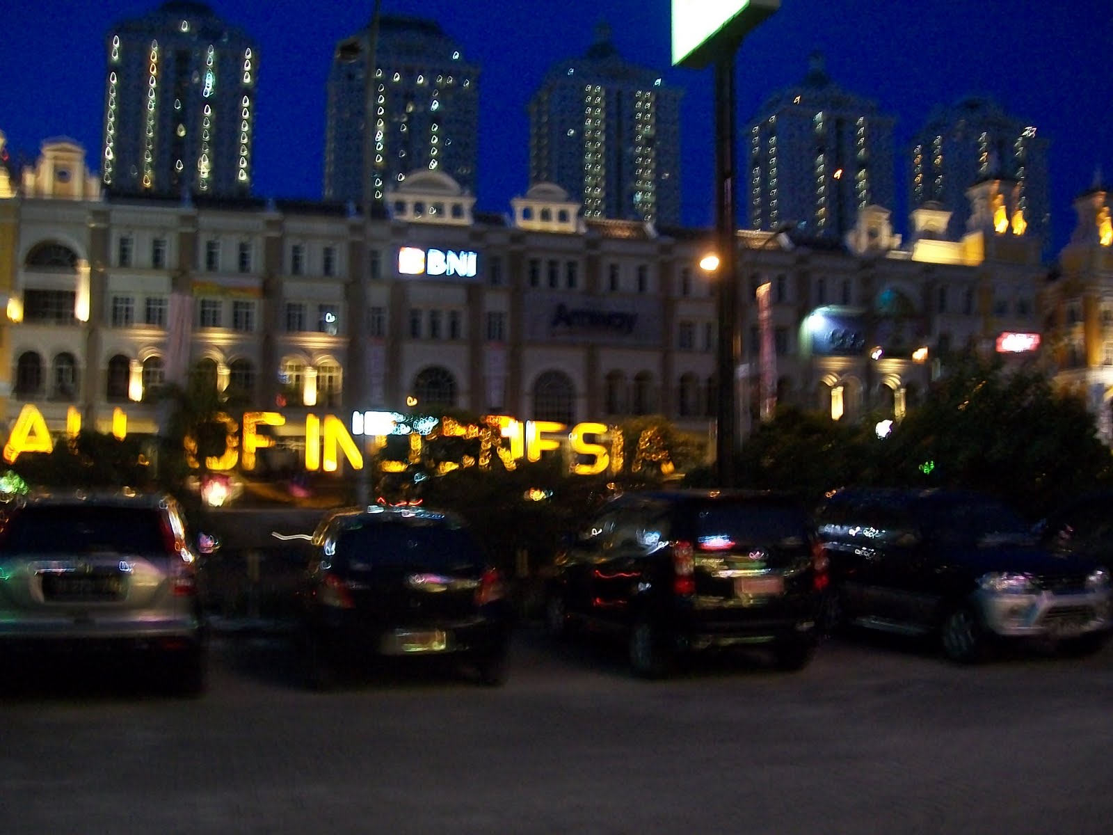 Mall and Plaza: Mall of Indonesia, Kelapa Gading, North Jakarta.