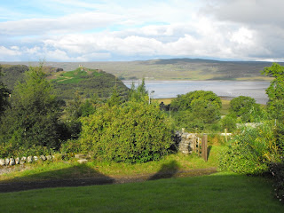 Castle Varrich & the Kyle of Tongue from the Manse front door