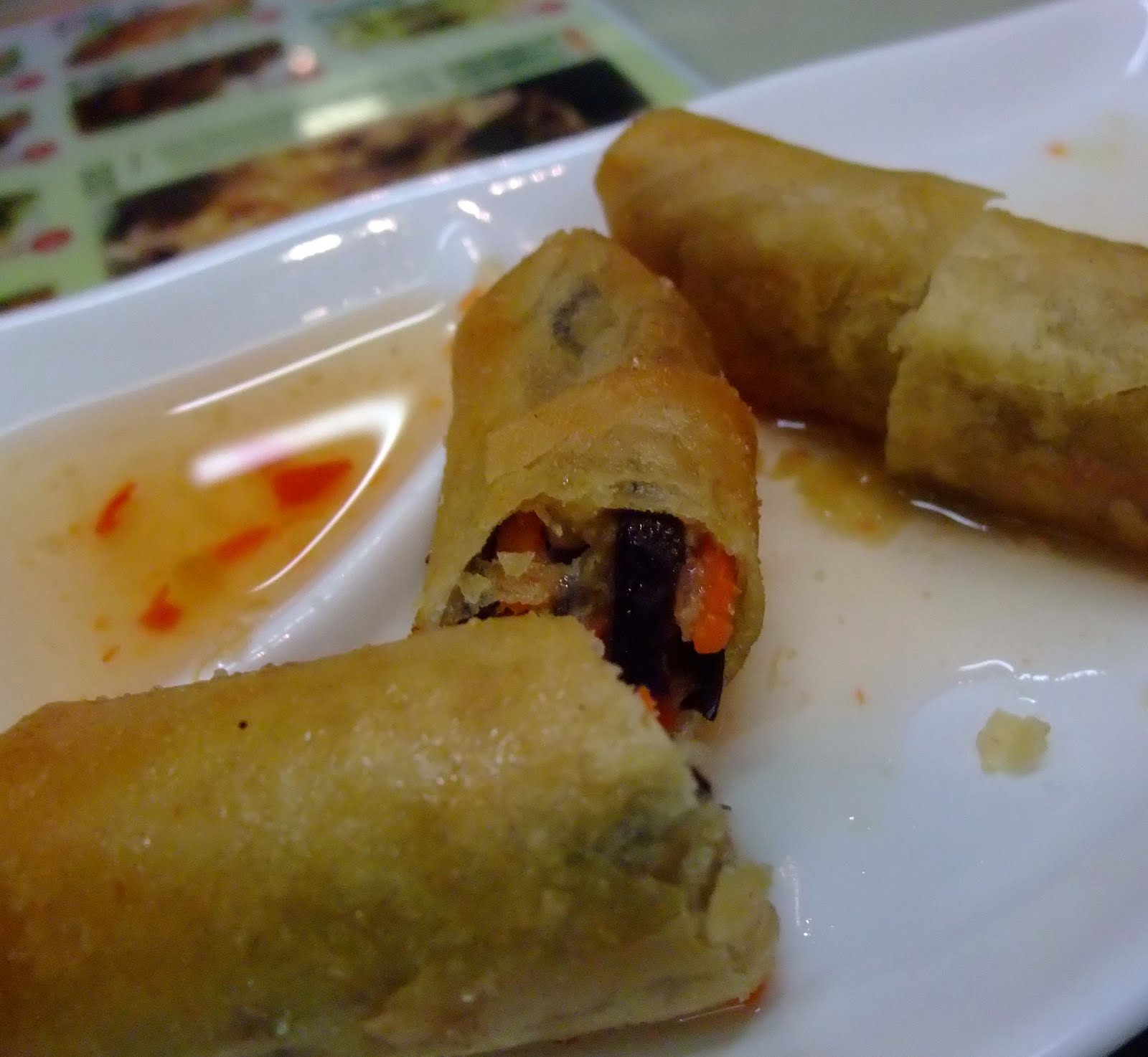 Eating Hong Kong Relish Noodle