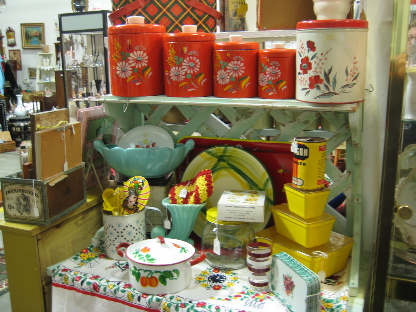 C. Dianne Zweig Kitsch 'n Stuff Antique Booth Display Ideas The