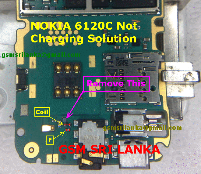 Nokia 6120c Not Charging Solution