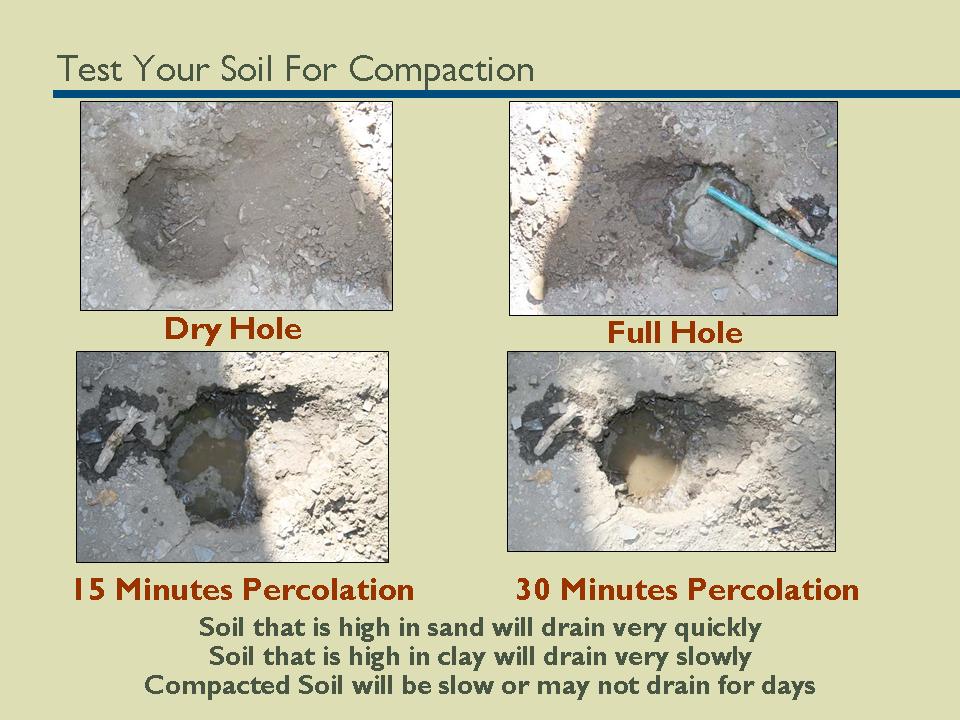 Ocean Friendly Gardens Program Soil Compaction Test