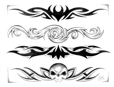 Black  White Tattoos on Lower Back Tattoos For Females  Tribal Tattoo Back Pieces Rose And