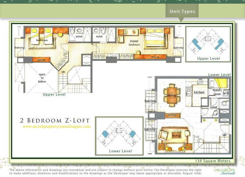THE GROVE by Rockwell Unit and Floor Plans