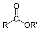 Észterek és karbonsavészterek (ester acids)