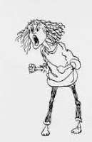 Angry Woman, by Jules Feiffer