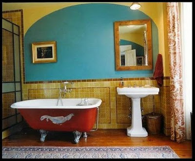 Colorful Bathroom, interior design