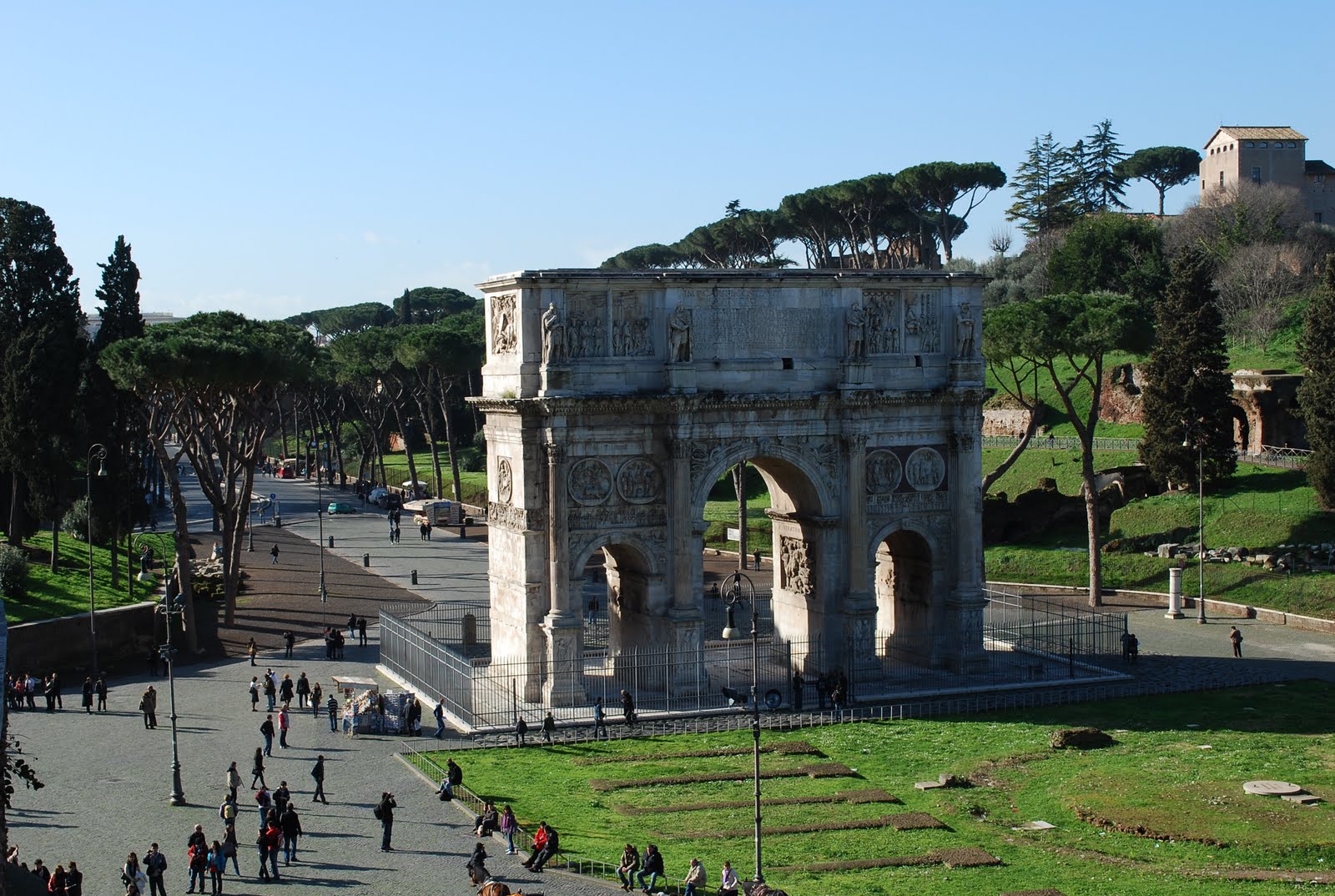 Rom im Februar 3. Tag Sonntag, der 21.02.2010