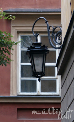 Warszawa Starówka lampa