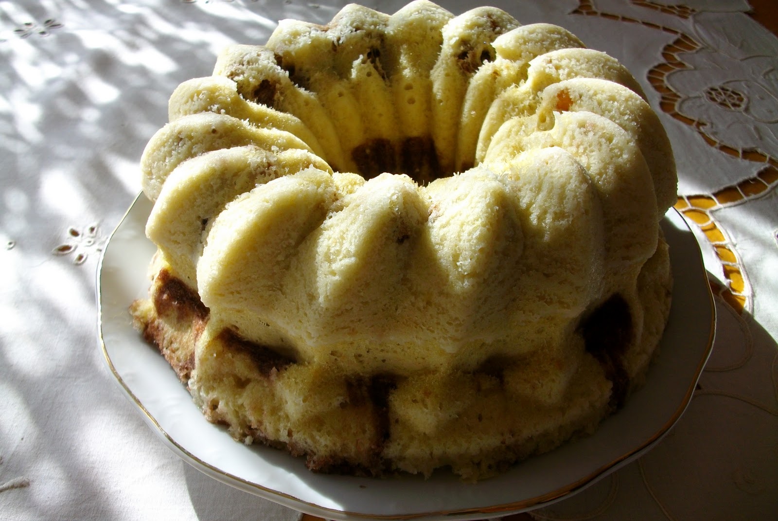 Кекс в печке