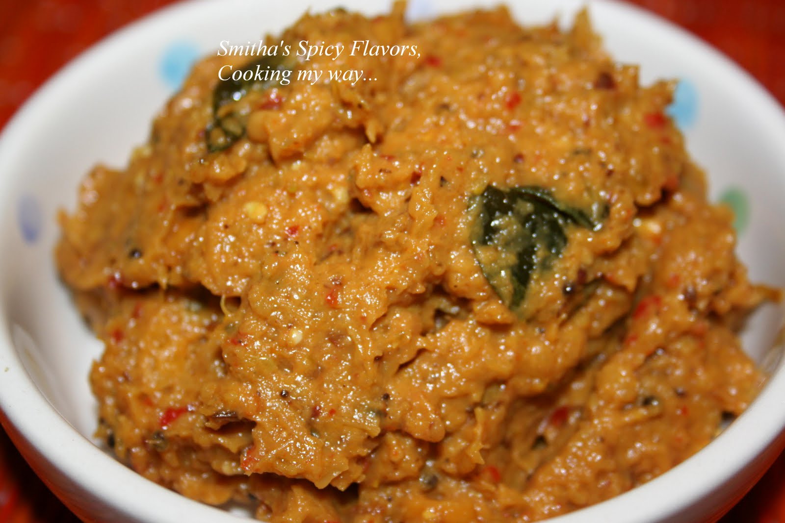 Cabbage chutney / pachadi (with sesame seeds) Smitha's Spicy Flavors