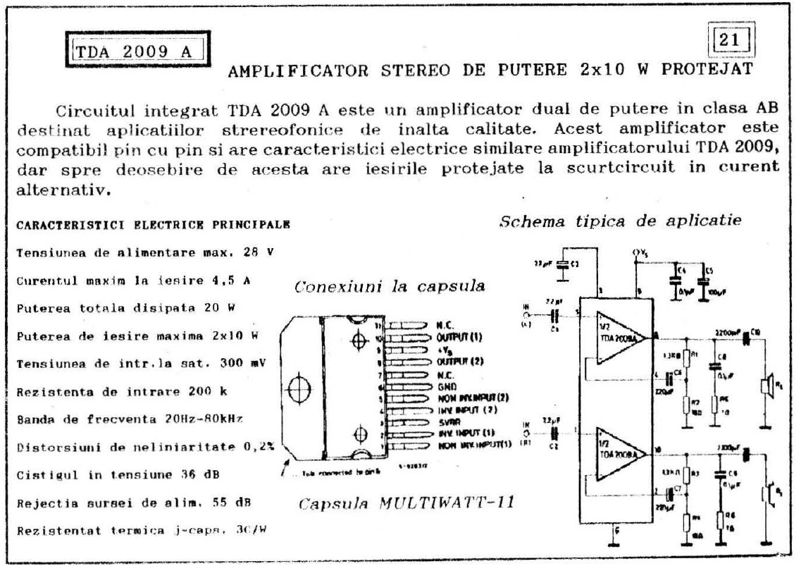 Tda8351 схема усилителя звука