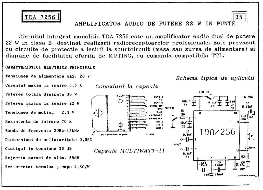Микросхема тда 2006 схема включения - 93 фото