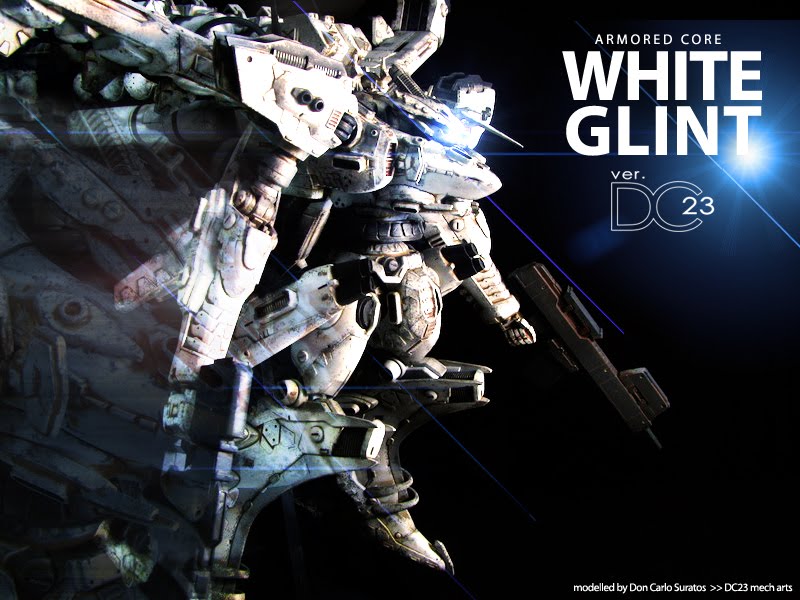 Armored Core WHITE GLINT with V.O.B. ver DC23 |Don Suratos aka DC23