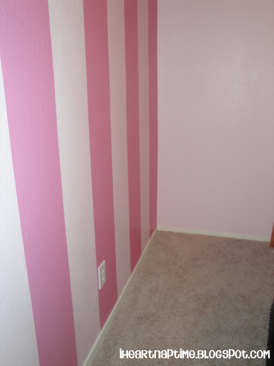 How To Paint Stripes On The Wall I Heart Nap Time