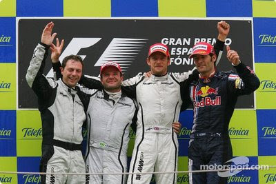 Podium GP España 2009