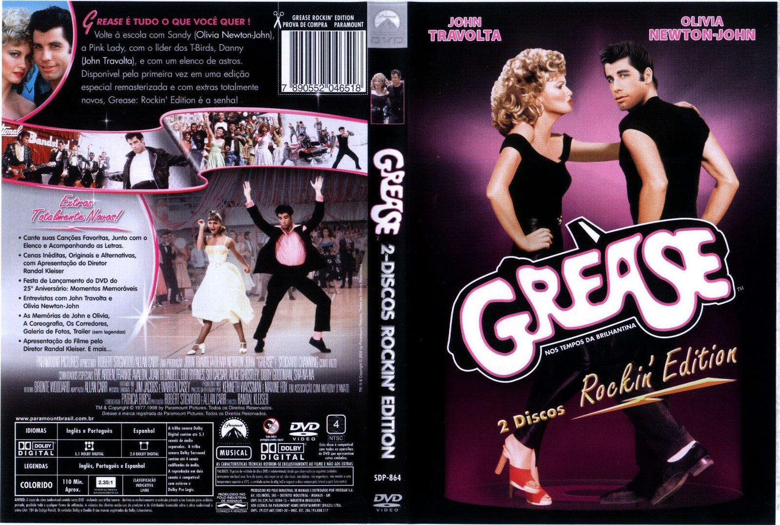 . Grease Nos Tempos da Brilhantina . Grease Nos Tempos da Brilhantina
