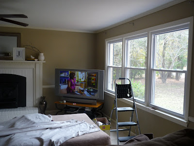 My Quarter Life Crisis: Next Project: Family Room Window/Accent Wall