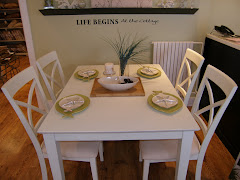 Cottage Living Table Display