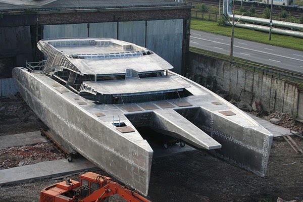 Парковка катамарана