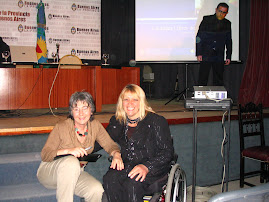 En la Casa de la provincia de Buenos Aires, durante el Seminario "Ciudades sin discriminación"