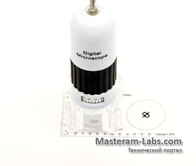 Калибровка камеры цифрового USB-микроскопа Microsafe 1,3 MPx для измерения предметов