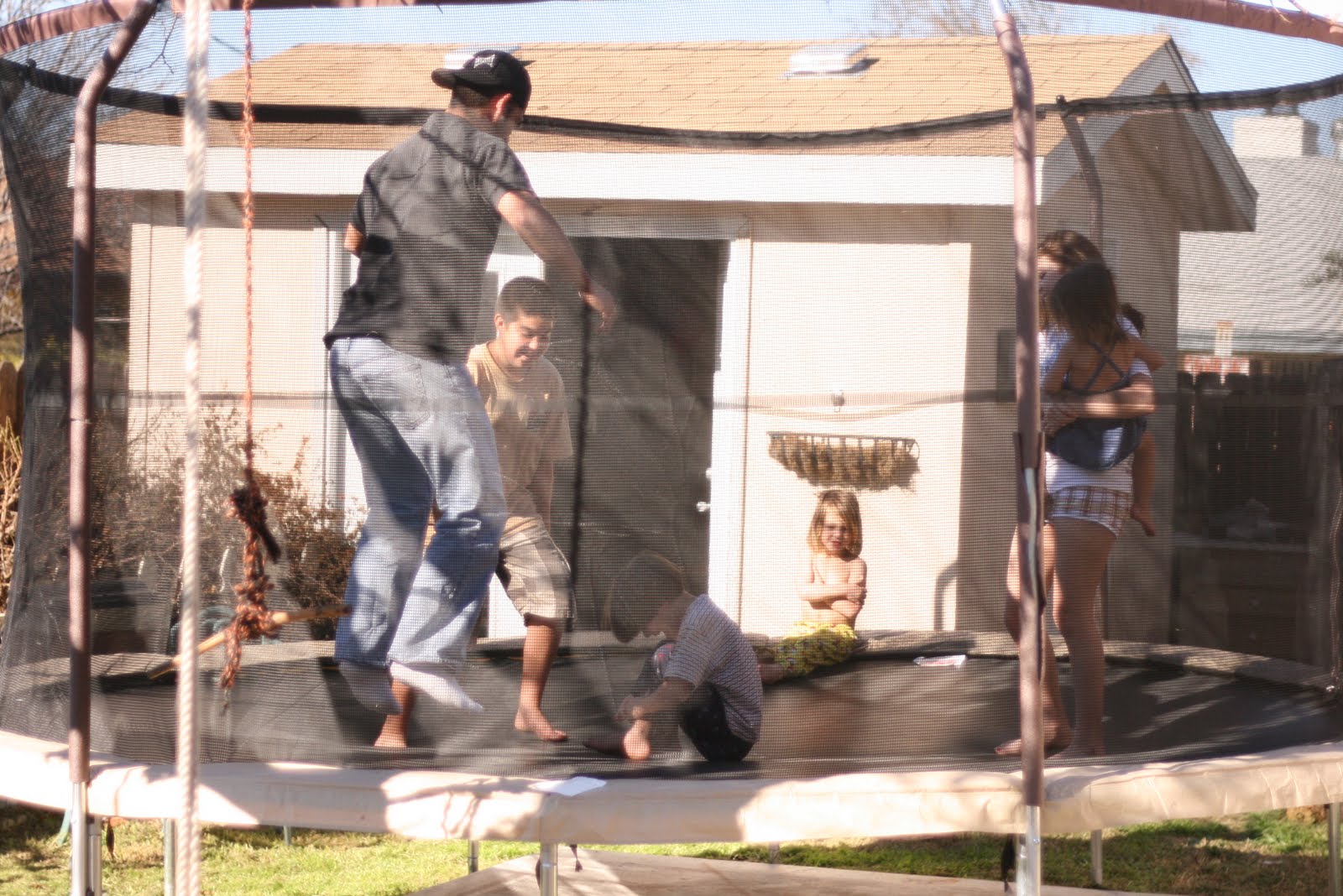 Our School House Trampoline Games