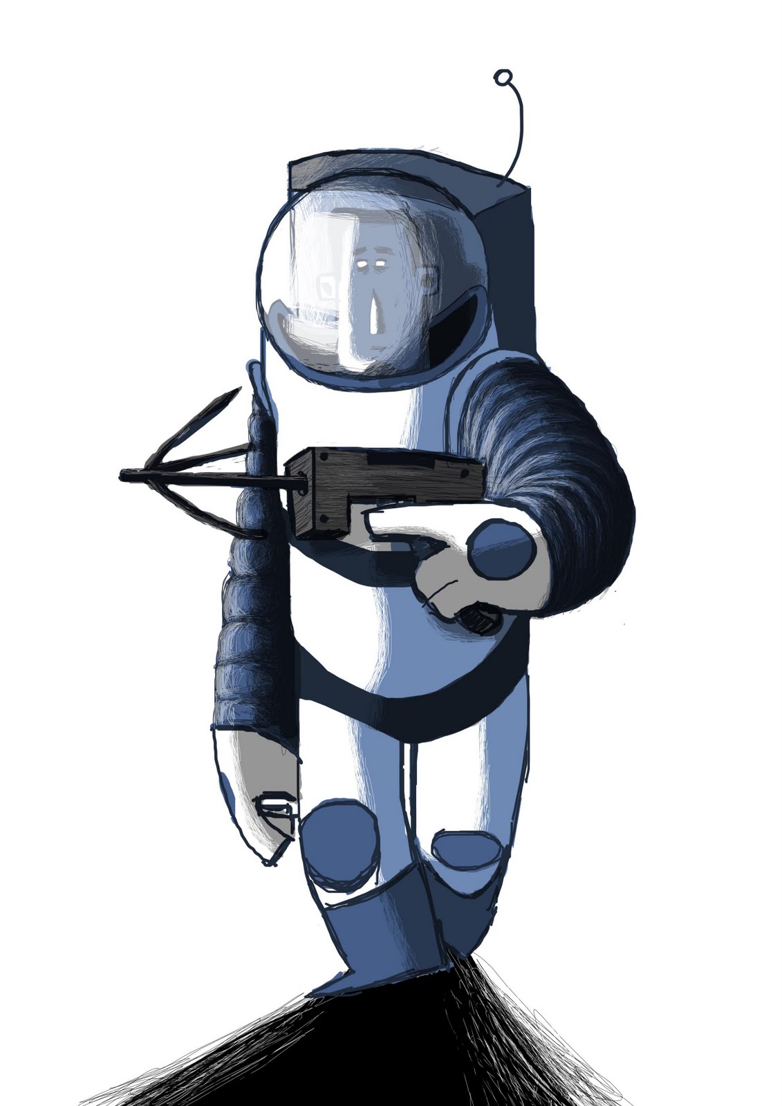Space man | Alex Sherwood Artwork