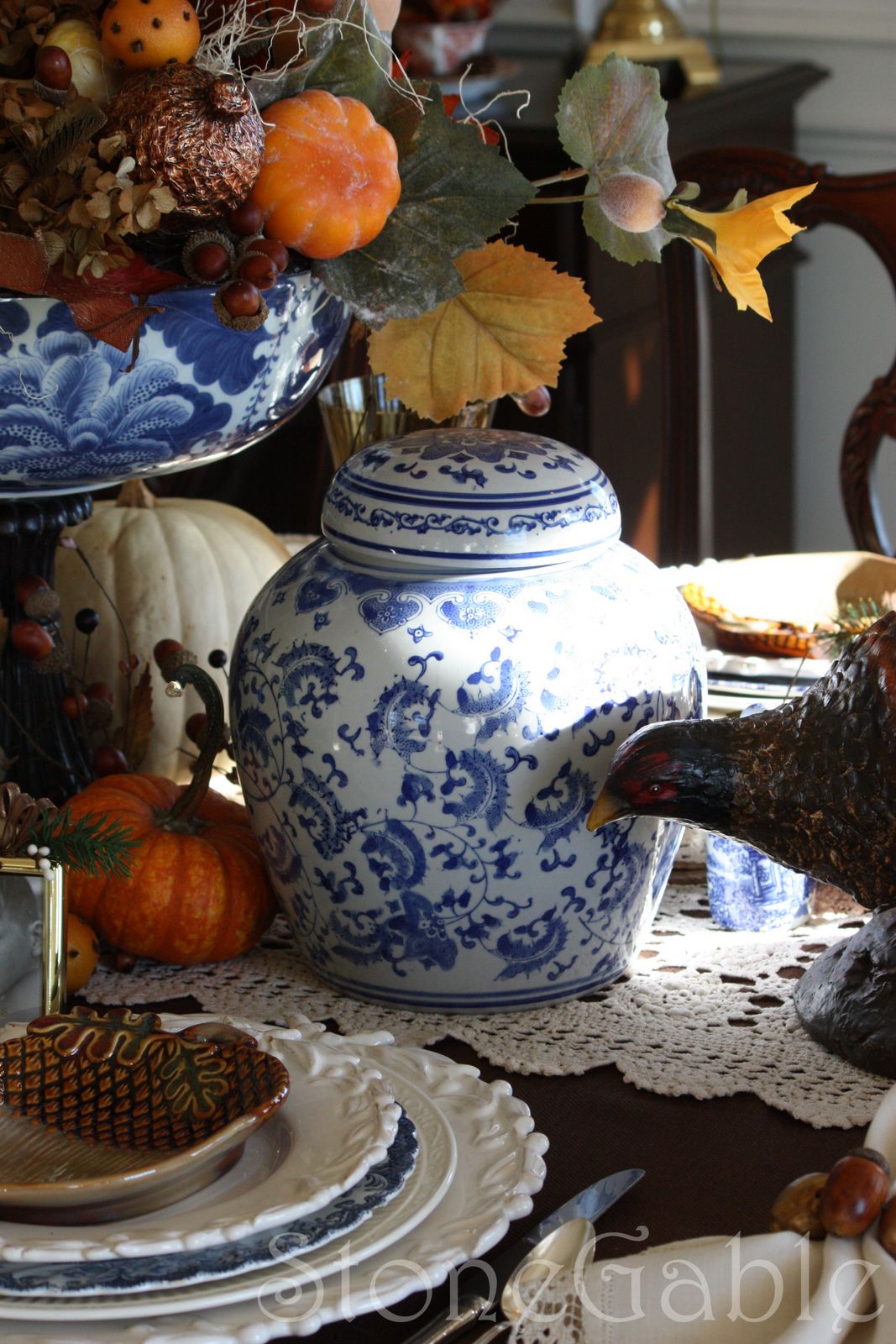 StoneGable: Thanksgiving Table and Giveaway Winner