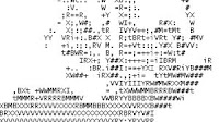 Convertire immagini in ASCII (lettere, simboli e testo)