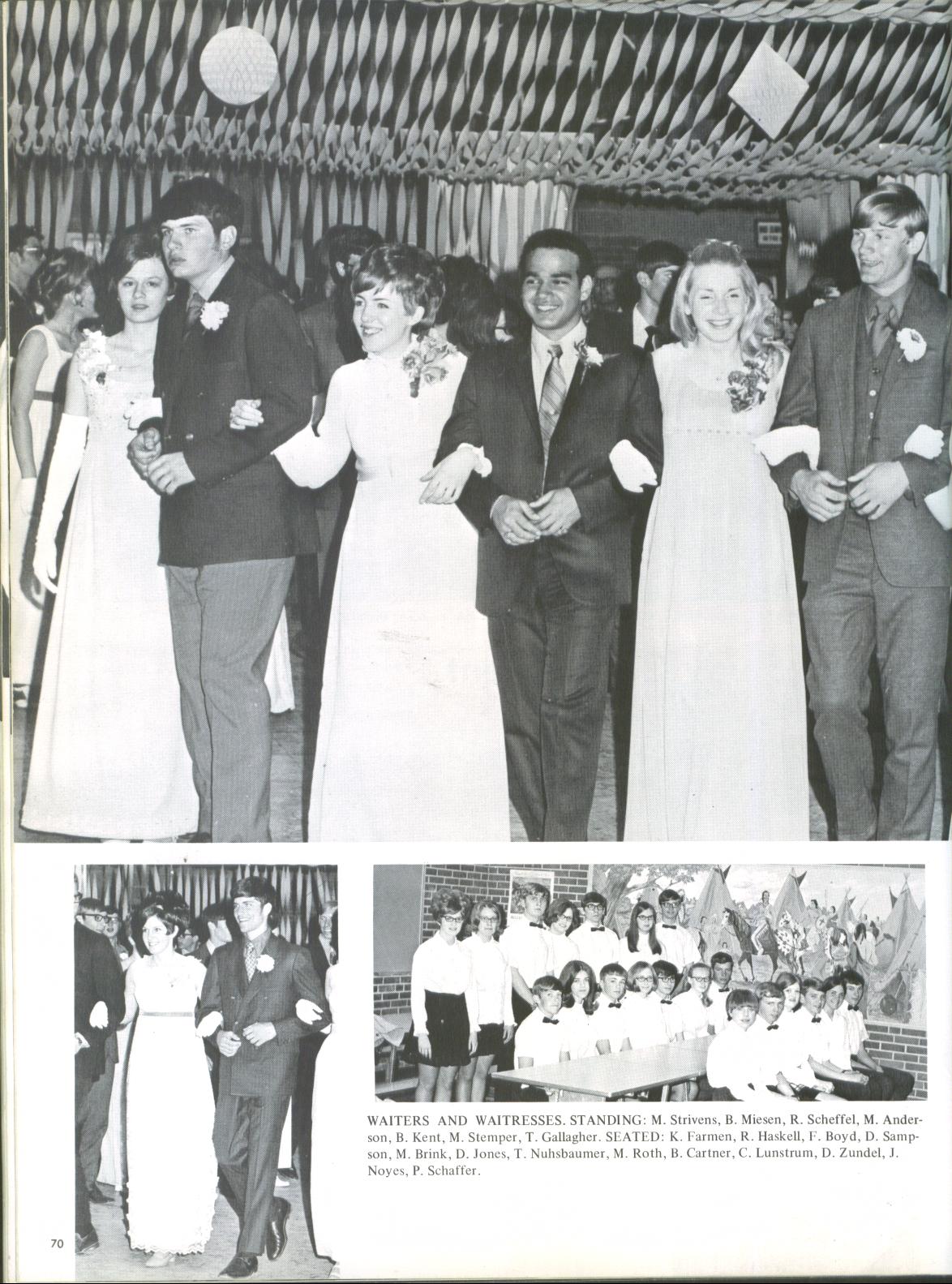 Redfield High School Class of 1970 40 Year Reunion Senior Annual 1970