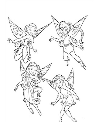 Tinkerbell Coloring Sheets on Tinkerbell Coloring Pages   Coloring