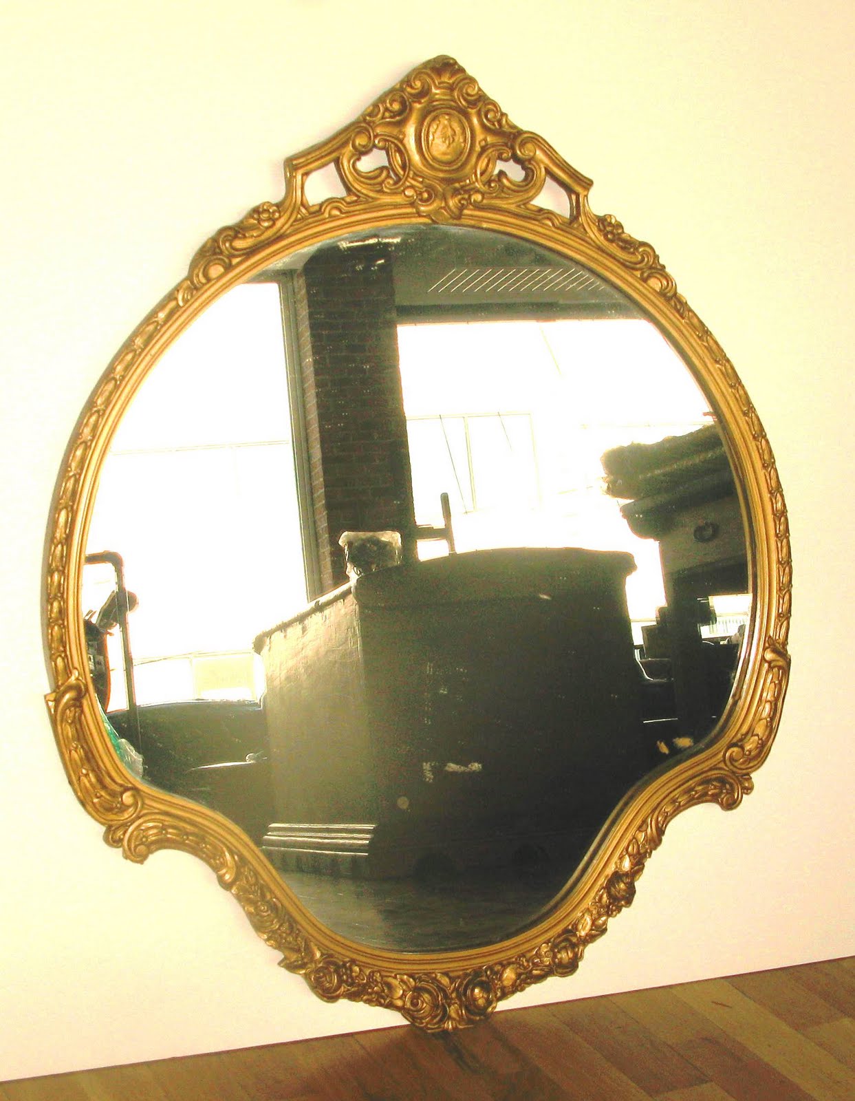 Antiques, Vintage and More: Mirror on Antique Frame