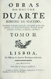 ARQUIVO HISTÓRICO (Madeira): Obras de doutor Duarte Ribeiro de Macedo ...
