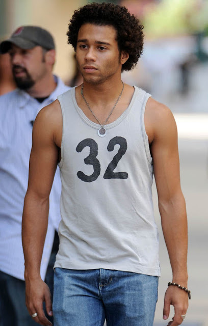 DAVID DUST: Broadway Celebrity Sighting - Corbin Bleu