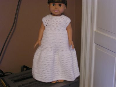 Doll Dresses Crochet Pattern 8 inch dolls