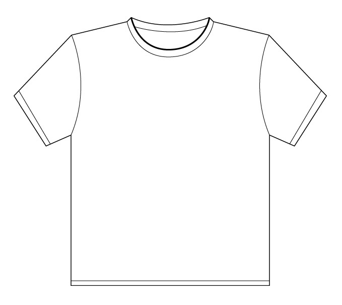 blank t shirt template clip art - photo #49