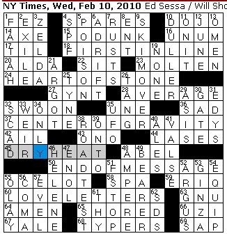 rex parker does the nyt crossword puzzle curtis of cosmetics wed 2 10 10 chichi shopping area in tokyo jason s shipbuilder in myth tassled topper