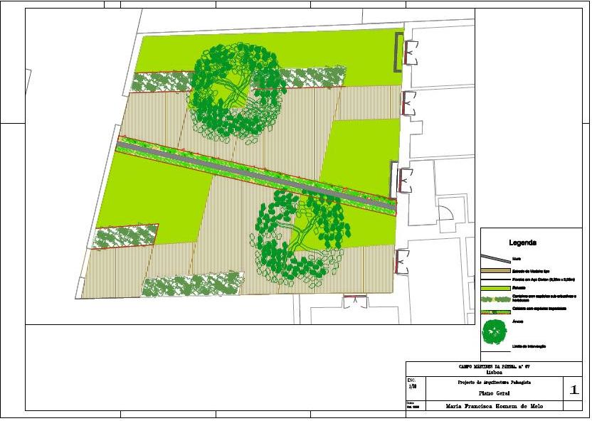 Francisca Homem de Melo | Arquitectura Paisagista: Projecto de Execução