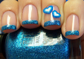 Chloe's Nails: Funky French with a Whimsical touch.........