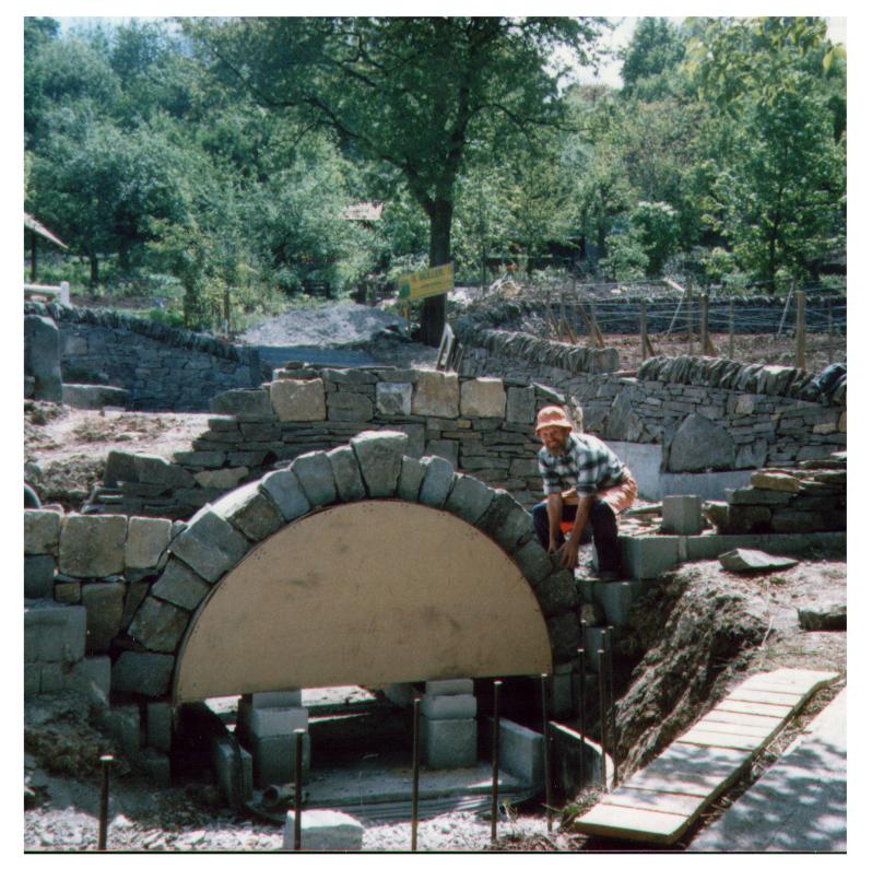 Building a Drystone Bridge