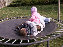 They love the trampoline